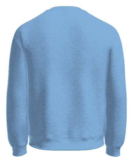 Belmont High School Crewneck — Light Blue back