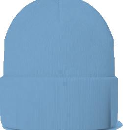 Belmont High School Beanie — Light Blue back