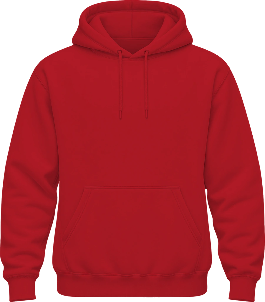 Edison Elementary Hoodie — Red back