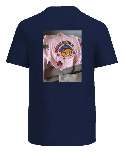HIMZ APPAREL Tee — Navy back
