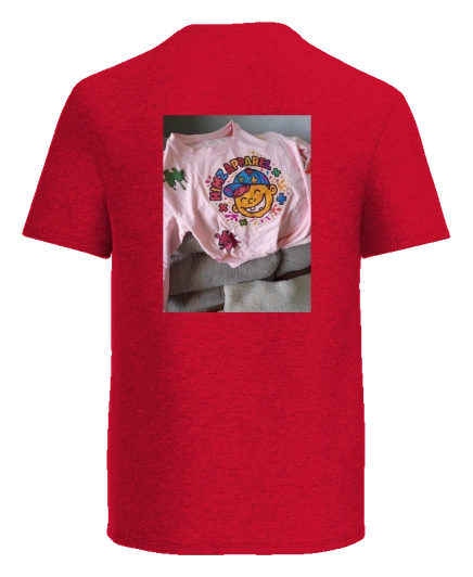 HIMZ APPAREL Tee — Red back