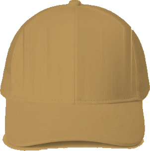 Horace Mann Elementary Trucker Hat — Old Gold back