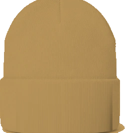 Horace Mann Elementary Beanie — Old Gold back