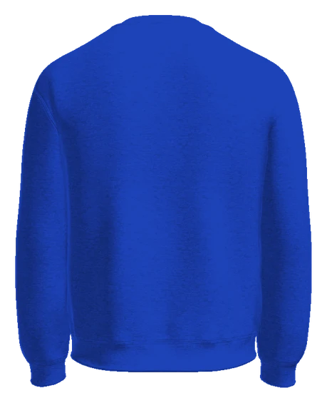 Kemp Elementary Crewneck — True Royal back