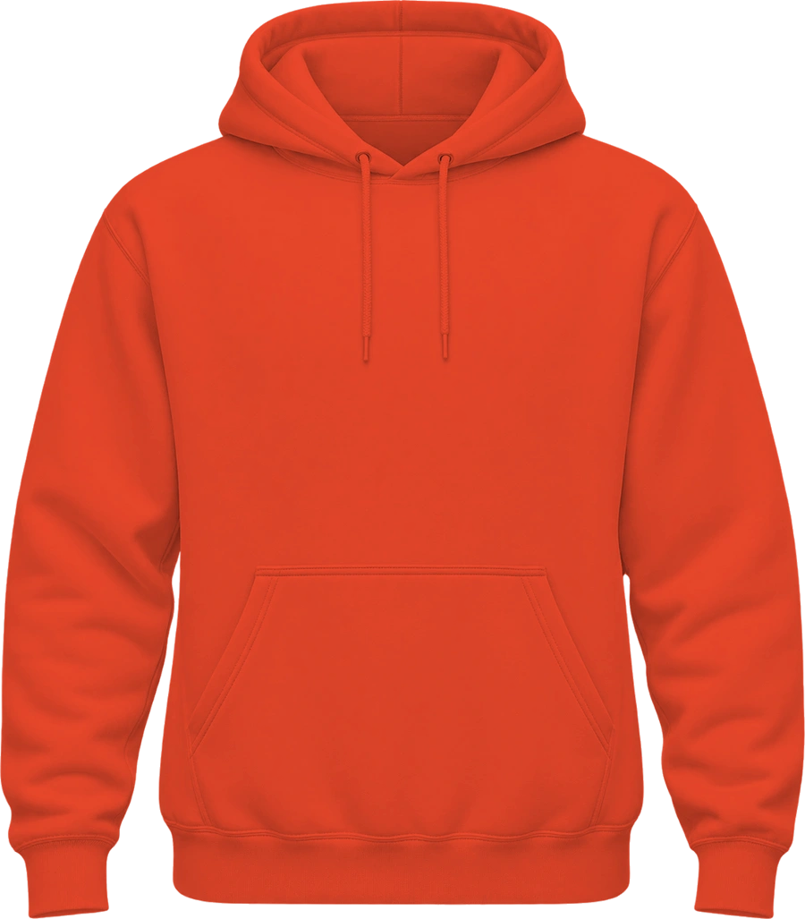 Louise Troy Elementary Hoodie — Orange back