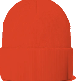 Louise Troy Elementary Beanie — Orange back