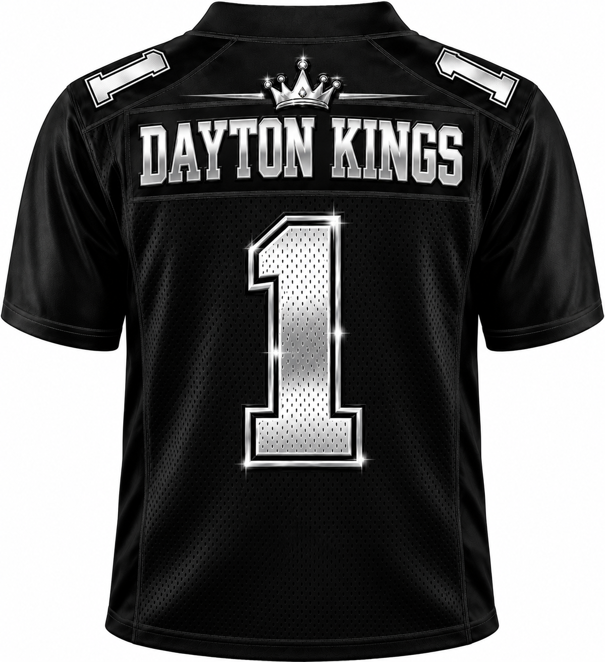 Merch Going Crazy Black Dayton Kings Jersey back