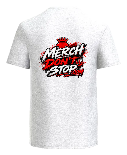 Merch Going Crazy Tee — White back