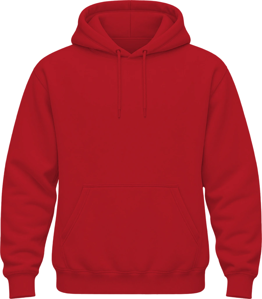 The Locker Room LA Hoodie — Red back