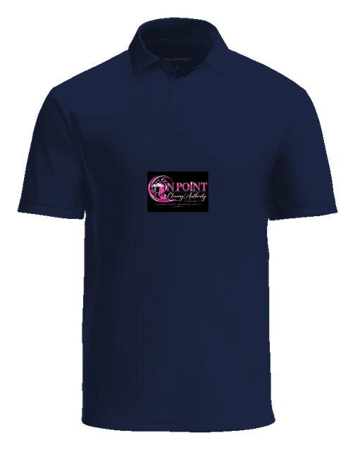THE OPCA SHOP by On Point Cleaning Authority Polo — Navy back