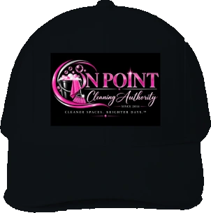 THE OPCA SHOP by On Point Cleaning Authority Trucker Hat — Black back