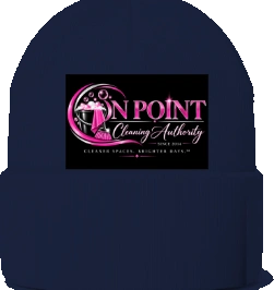 THE OPCA SHOP by On Point Cleaning Authority Beanie — Navy back