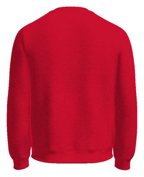 Trotwood-Madison High School Crewneck — Red back