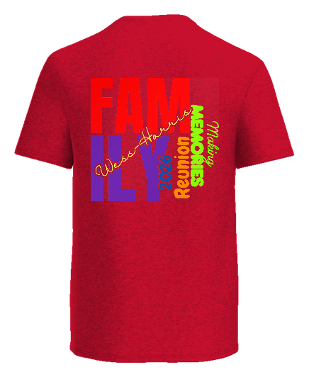 Tshirt Kings Tee — Red back