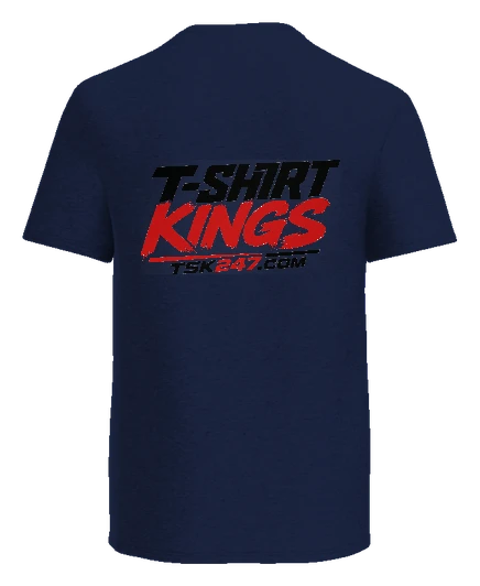 tsk247.com Tee — Navy back