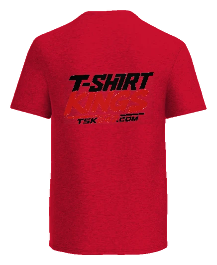 tsk247.com Tee — Red back