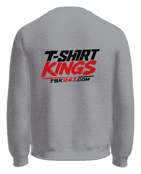 tsk247.com Crewneck — Sport Grey back