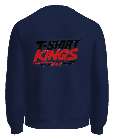 tsk247.com Crewneck — Navy back
