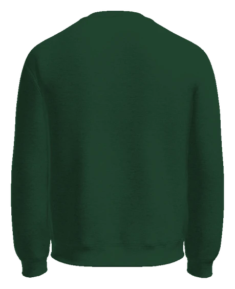 Valerie Elementary Crewneck — Forest back