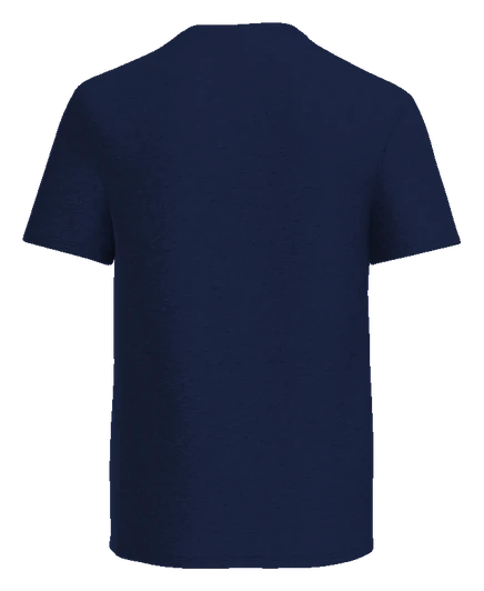 Wogaman Middle School Tee — Navy back