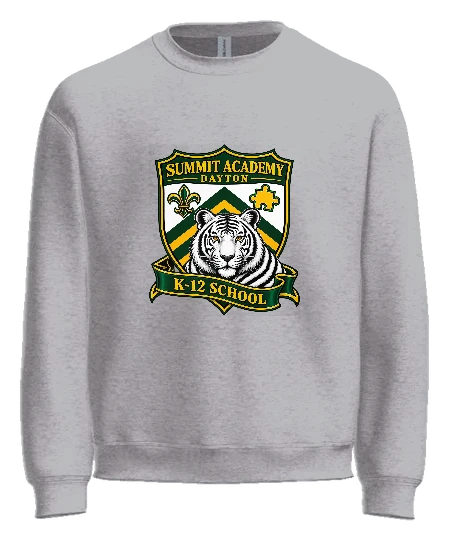 ahhava Crewneck — Ash front