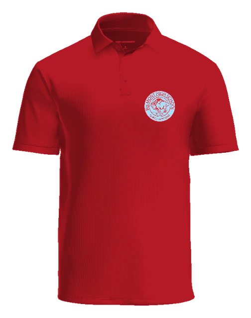 Belmont High School Polo — Red front