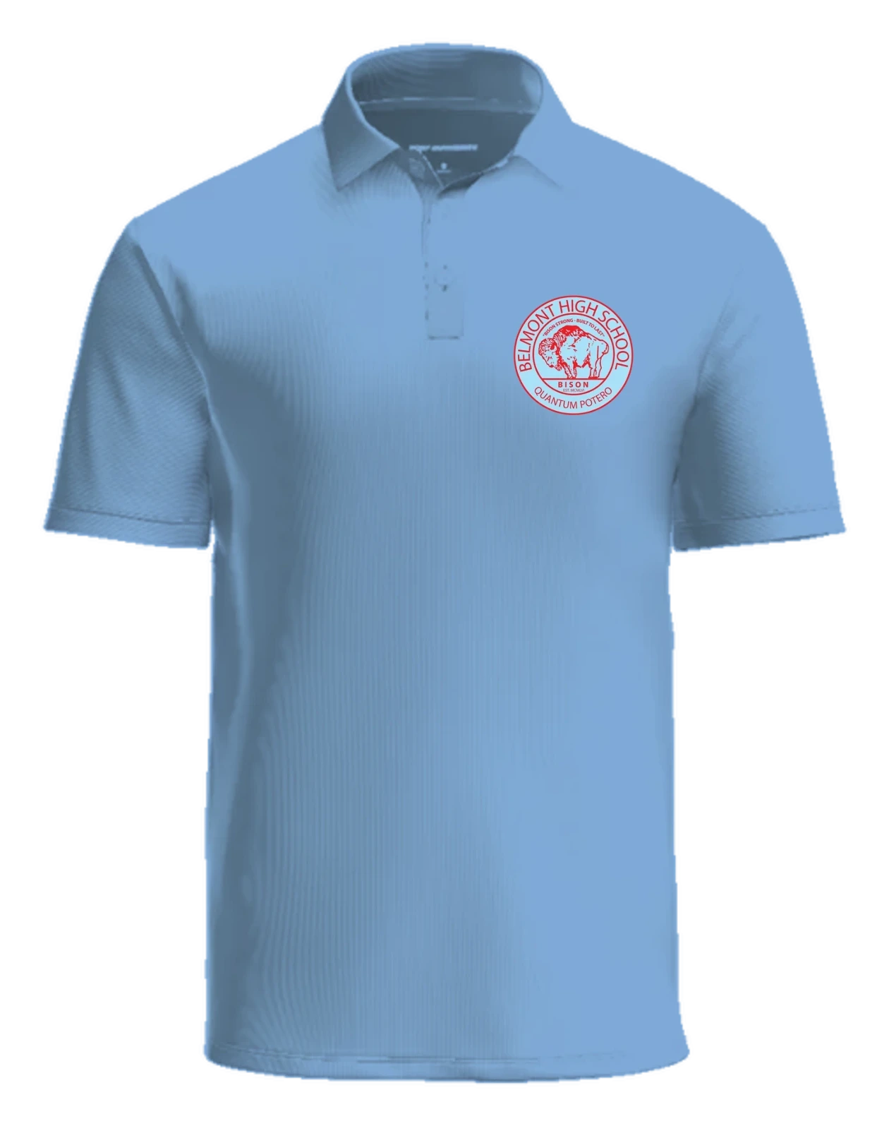 Belmont High School Polo — Light Blue