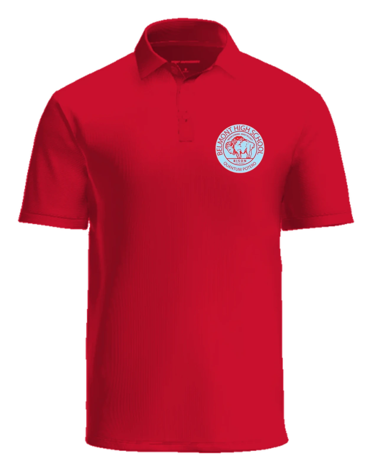 Belmont High School Polo — Red