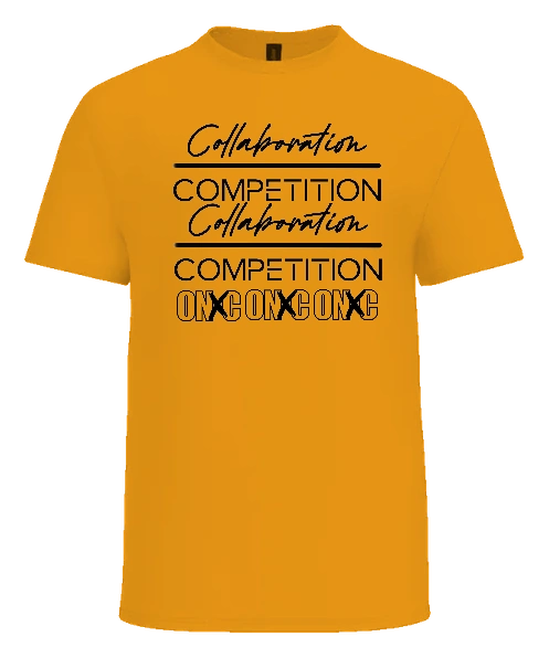 Capitalist Clothing (Cæpįtæłíśt™️) Tee — Gold front