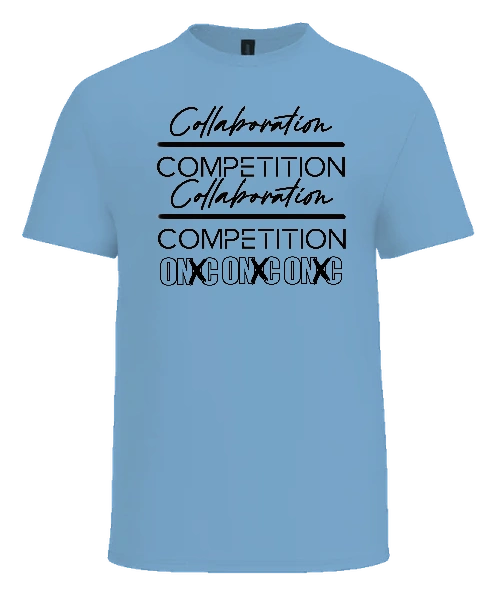 Capitalist Clothing (Cæpįtæłíśt™️) Tee — Light Blue front