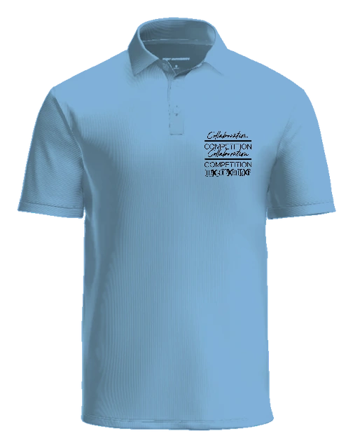 Capitalist Clothing (Cæpįtæłíśt™️) Polo — Light Blue