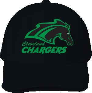 Cleveland Elementary (Chargers) Trucker Hat — Black front