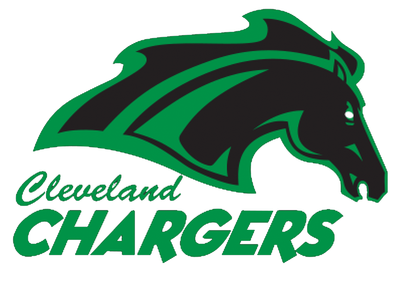 Cleveland Elementary (Chargers) Polo — Irish Green front