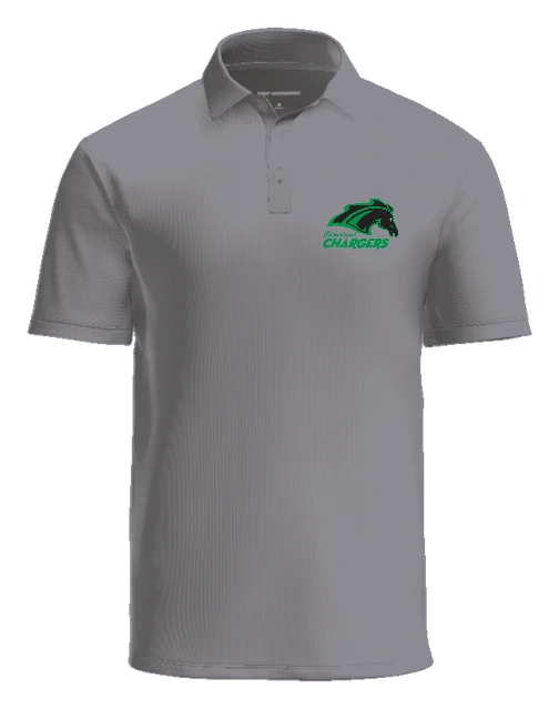 Cleveland Elementary (Chargers) Polo — Sport Grey front