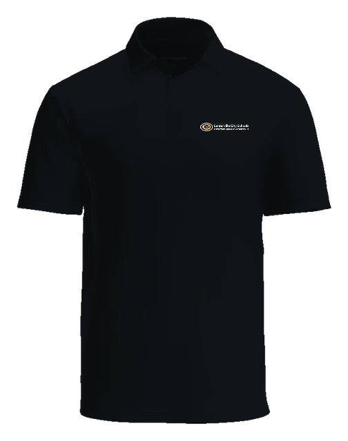 W.O. Cline Elementary School Polo — Black