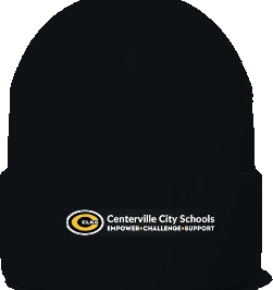 W.O. Cline Elementary School Beanie — Black