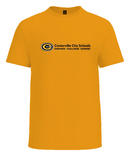 W.O. Cline Elementary School Tee — Gold front