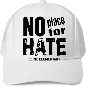 W.O. Cline Elementary School Trucker Hat — White