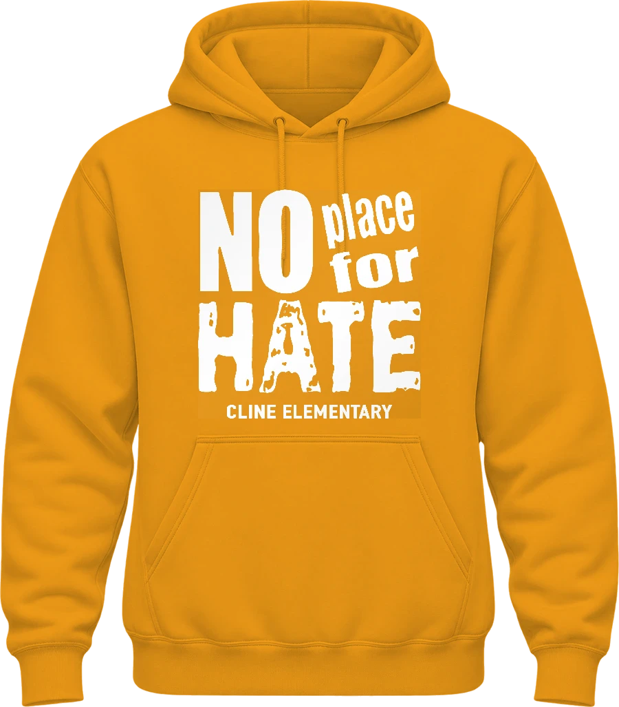 W.O. Cline Elementary School Hoodie — Gold