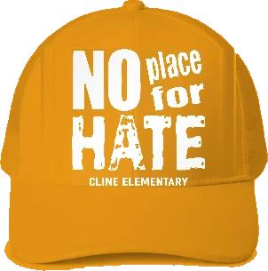 W.O. Cline Elementary School Trucker Hat — Gold