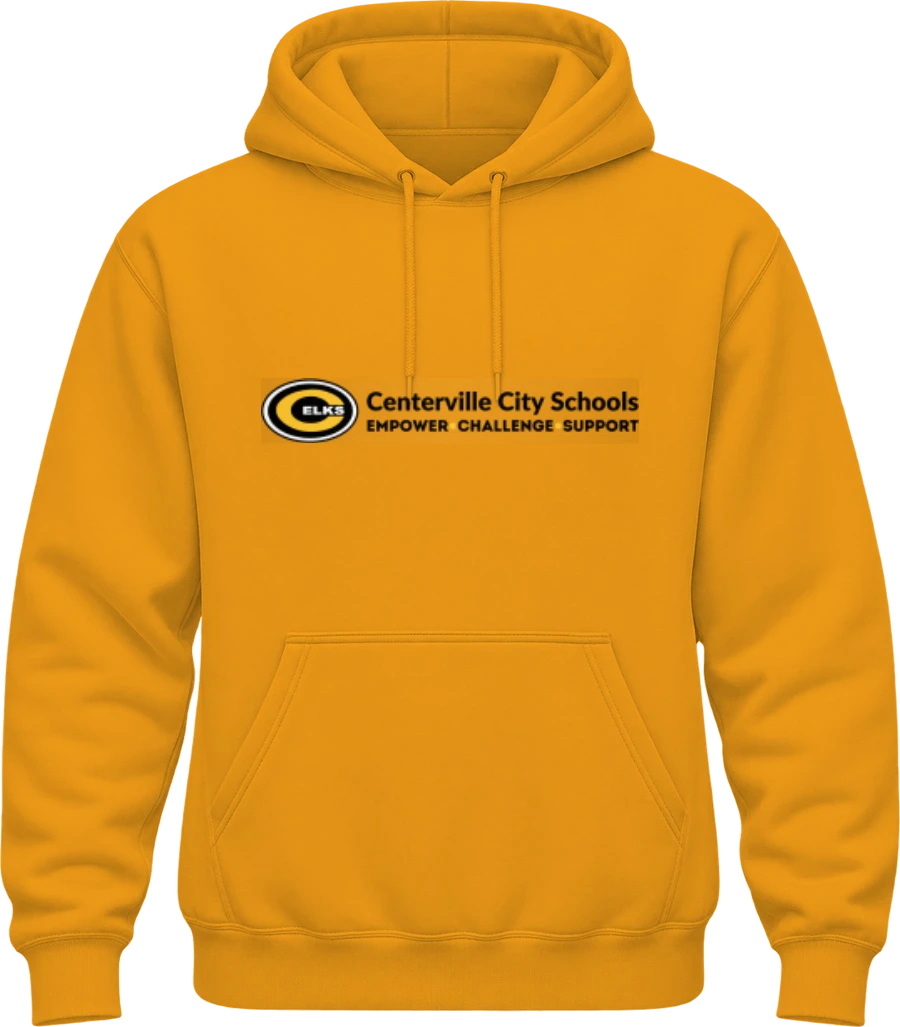 W.O. Cline Elementary School Hoodie — Gold