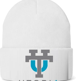Coach Sat Shop Beanie — White front