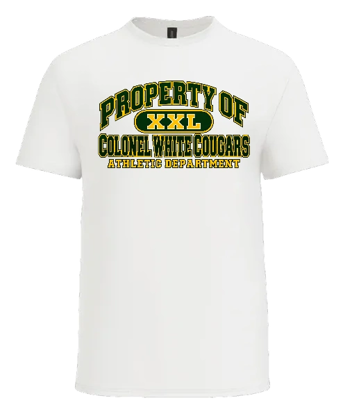 Colonel White Tee — White front