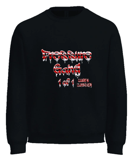Comfort Angels Crewneck — Black front
