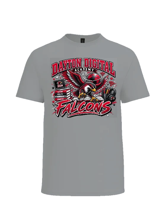 Dayton Digital Academy Tee — Sport Grey front