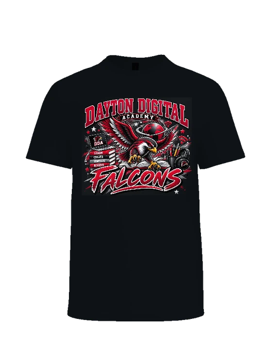 Dayton Digital Academy Tee — Black front