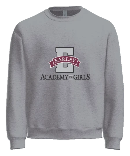 Earley Academy Crewneck — Sport Grey front