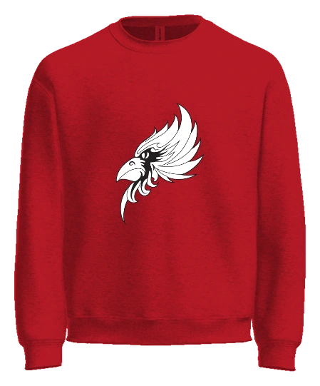 Eastmont Elementary Crewneck — Red front
