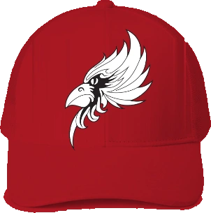 Eastmont Elementary Trucker Hat — Red front