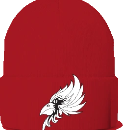 Eastmont Elementary Beanie — Red front